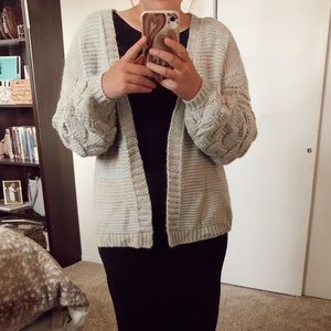 • cozy cardigan